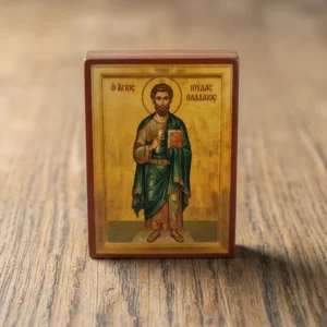 Jude Thaddeus the Apostle Orthodox Wooden Mounted Icon