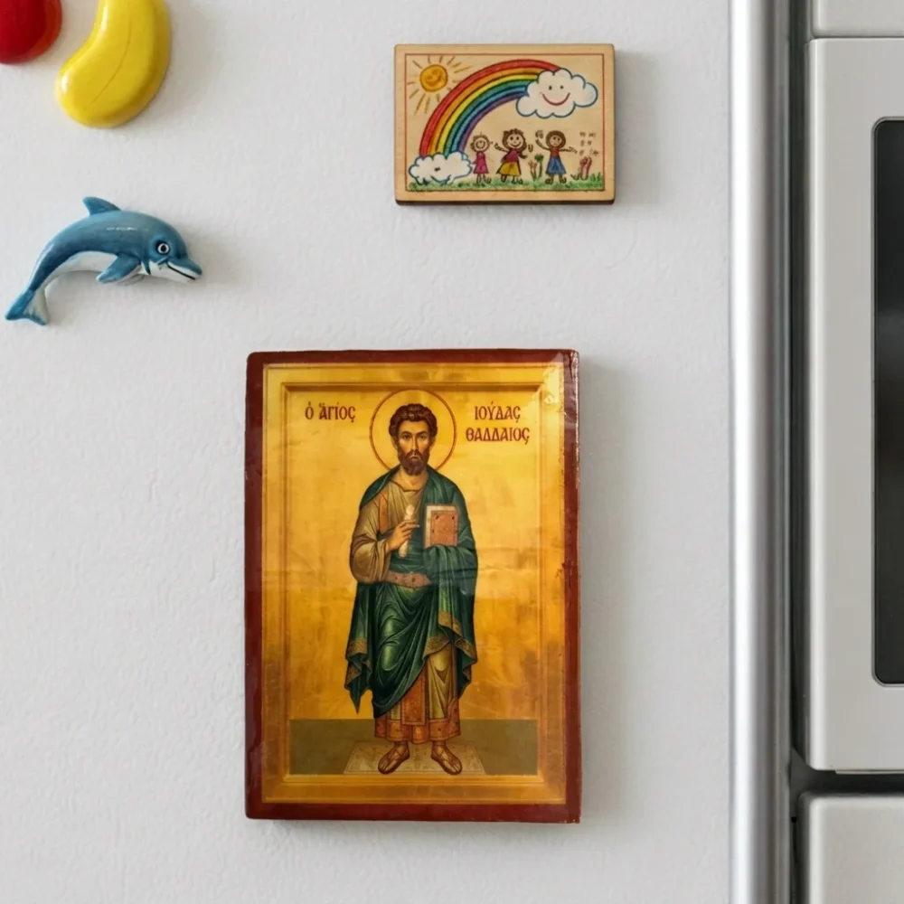 Jude Thaddeus the Apostle Orthodox Wooden Mounted Icon