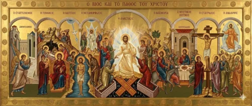 Icons of Jesus Christ on Wood