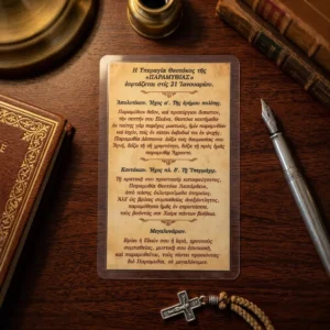 Theotokos Panagia Paramythia - Byzantine Wooden Icon