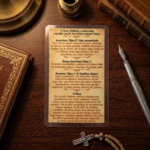 Saint Jude Thaddeus the Apostle laminated icon.