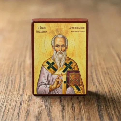 Saint Alexander, Archbishop of Constantinople Mounted Icon Saint Alexander, Archbishop of Constantinople Mounted Icon