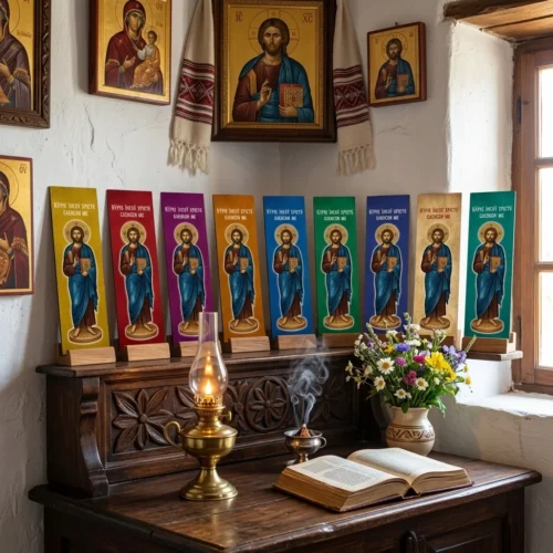 Saint Alexander, Archbishop of Constantinople Mounted Icon